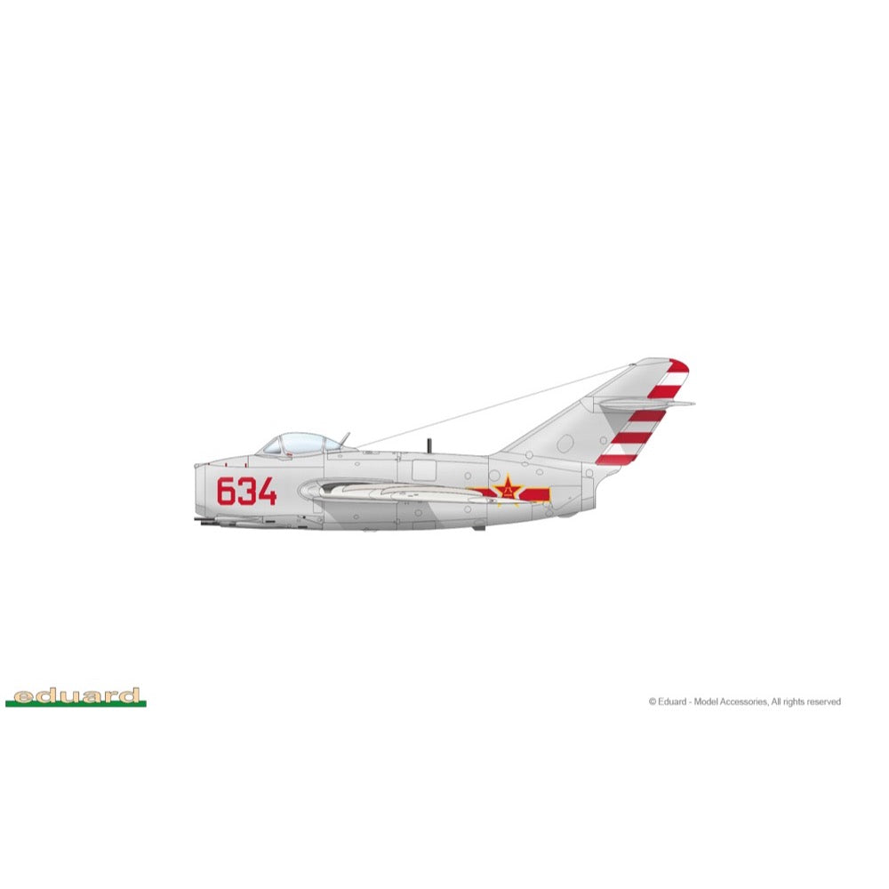 Eduard 1/72 MiG-15 Plastic Model Kit [7459]