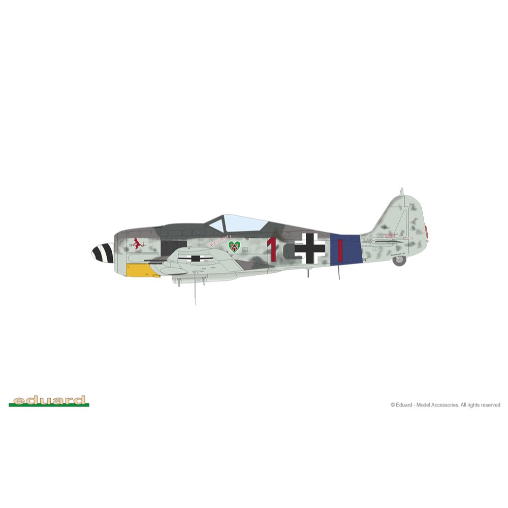 Eduard 1/72 Fw 190A-8 standard wings Plastic Model Kit [07463]