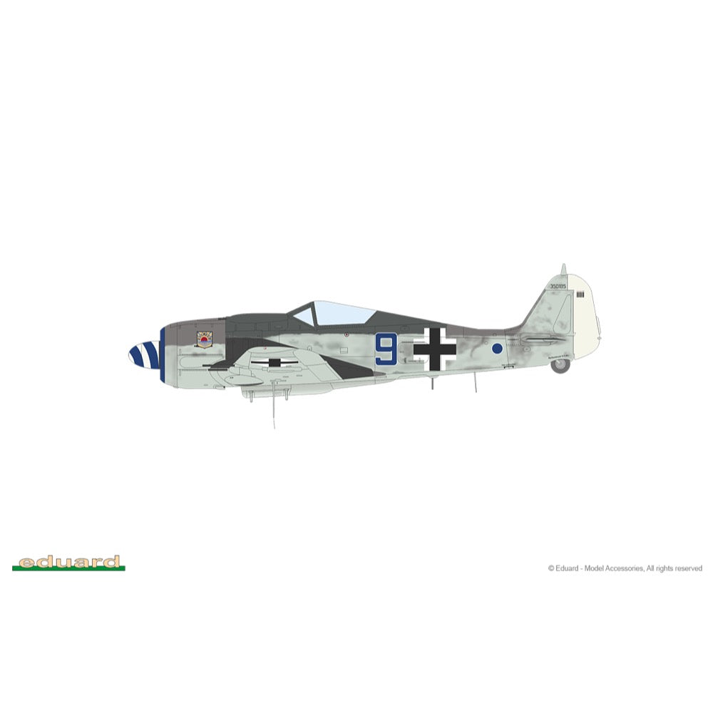 Eduard 1/72 Fw 190A-8 standard wings Plastic Model Kit [07463]