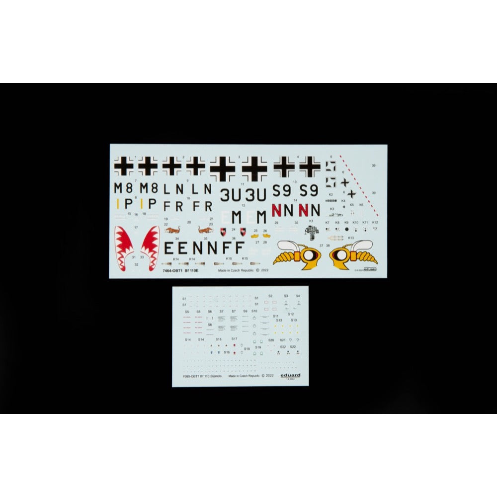 Eduard 1/72 Bf 110E Plastic Model Kit [07464]