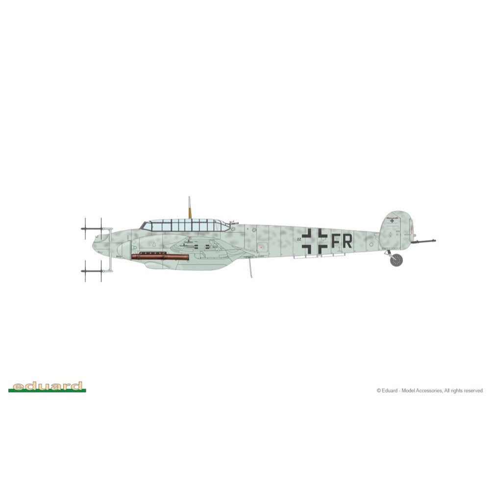 Eduard 1/72 Bf 110G-4 Weekend Edition Plastic Model Kit [7465]
