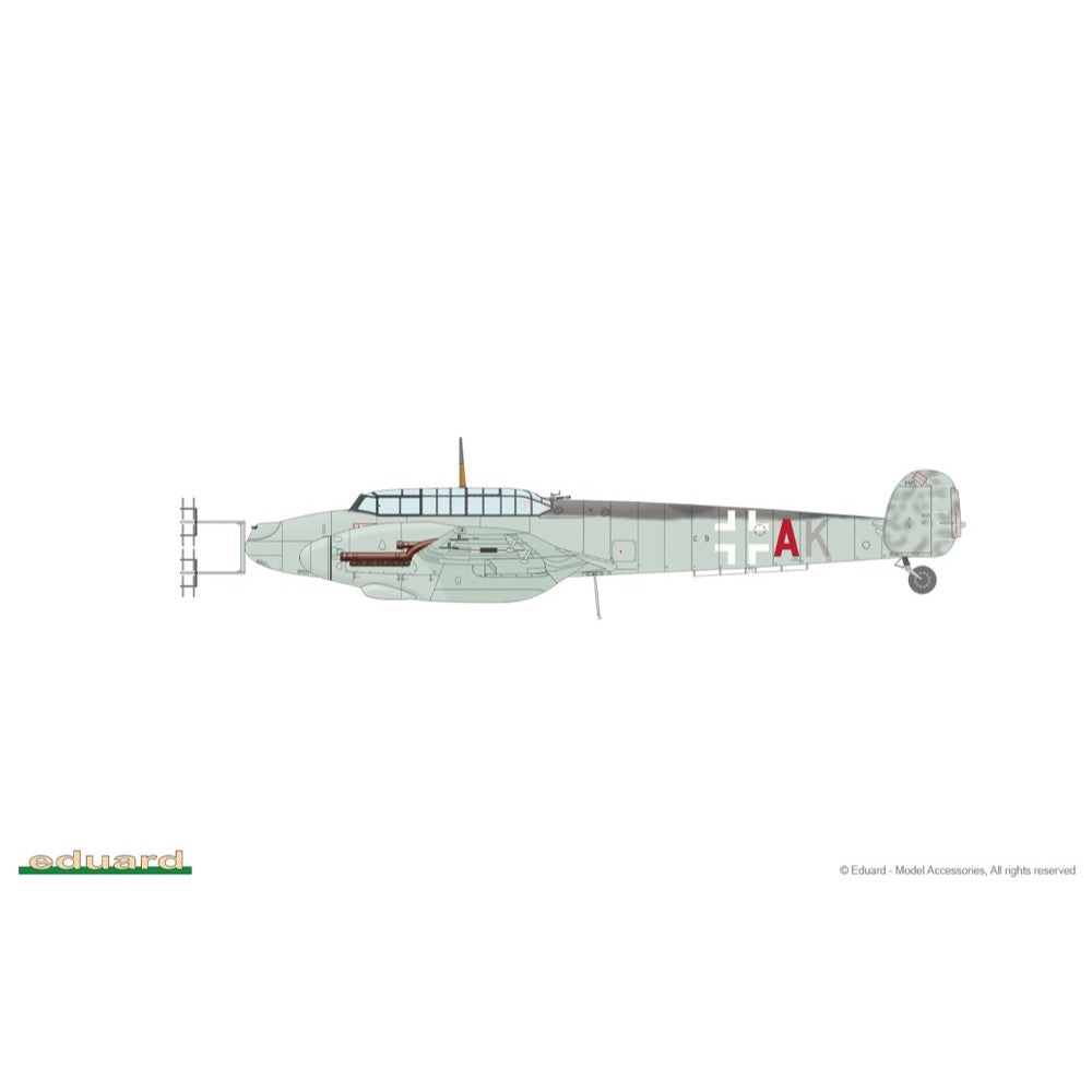 Eduard 1/72 Bf 110G-4 Weekend Edition Plastic Model Kit [7465]