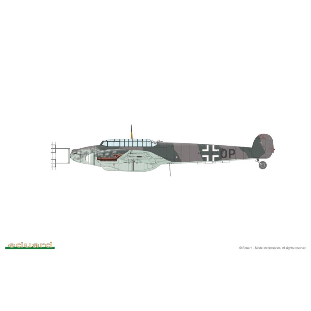 Eduard 1/72 Bf 110G-4 Weekend Edition Plastic Model Kit [7465]