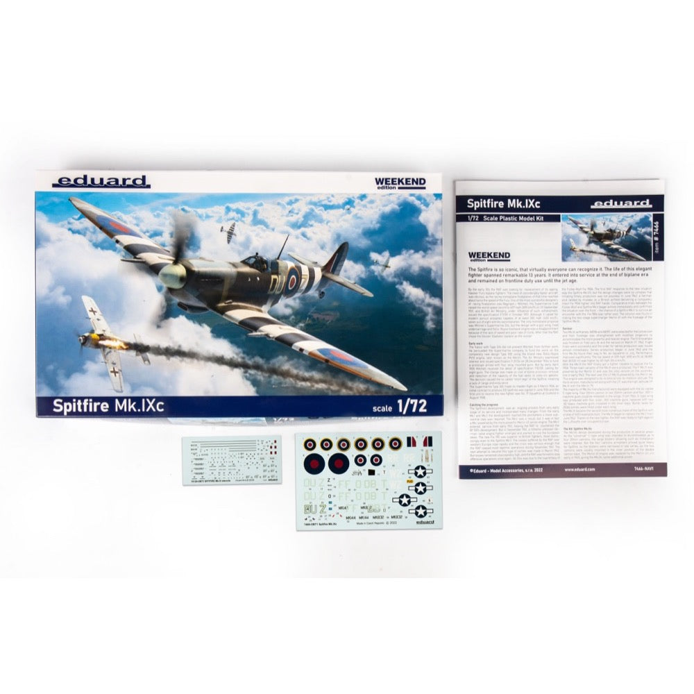 Eduard 1/72 Spitfire Mk.IXc Plastic Model Kit