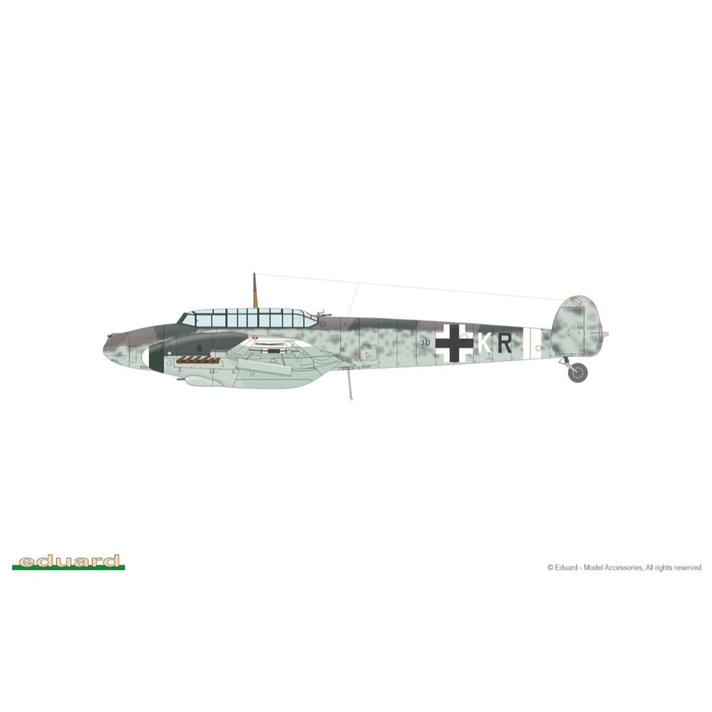 Eduard 1/72 Bf 110G-2 Plastic Model Kit