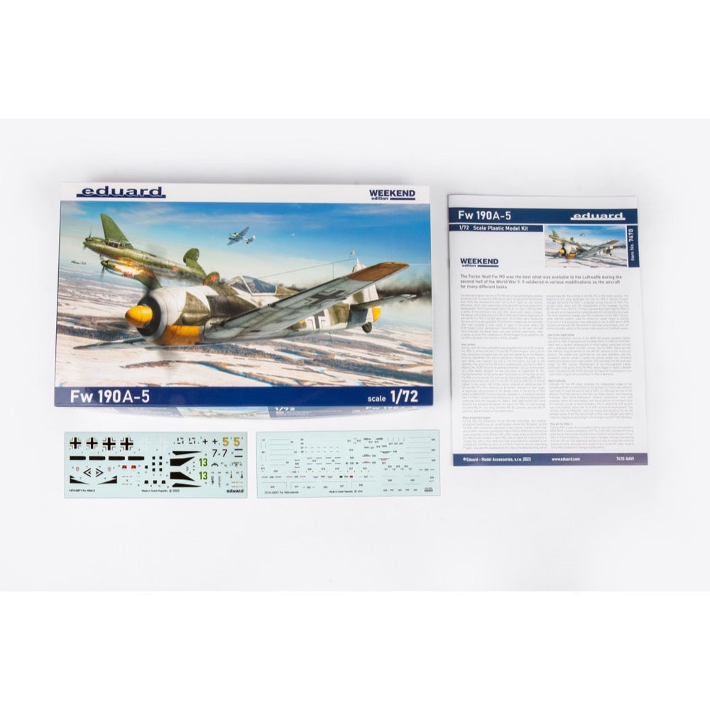 Eduard 1/72 Fw 190A-5 Plastic Model Kit