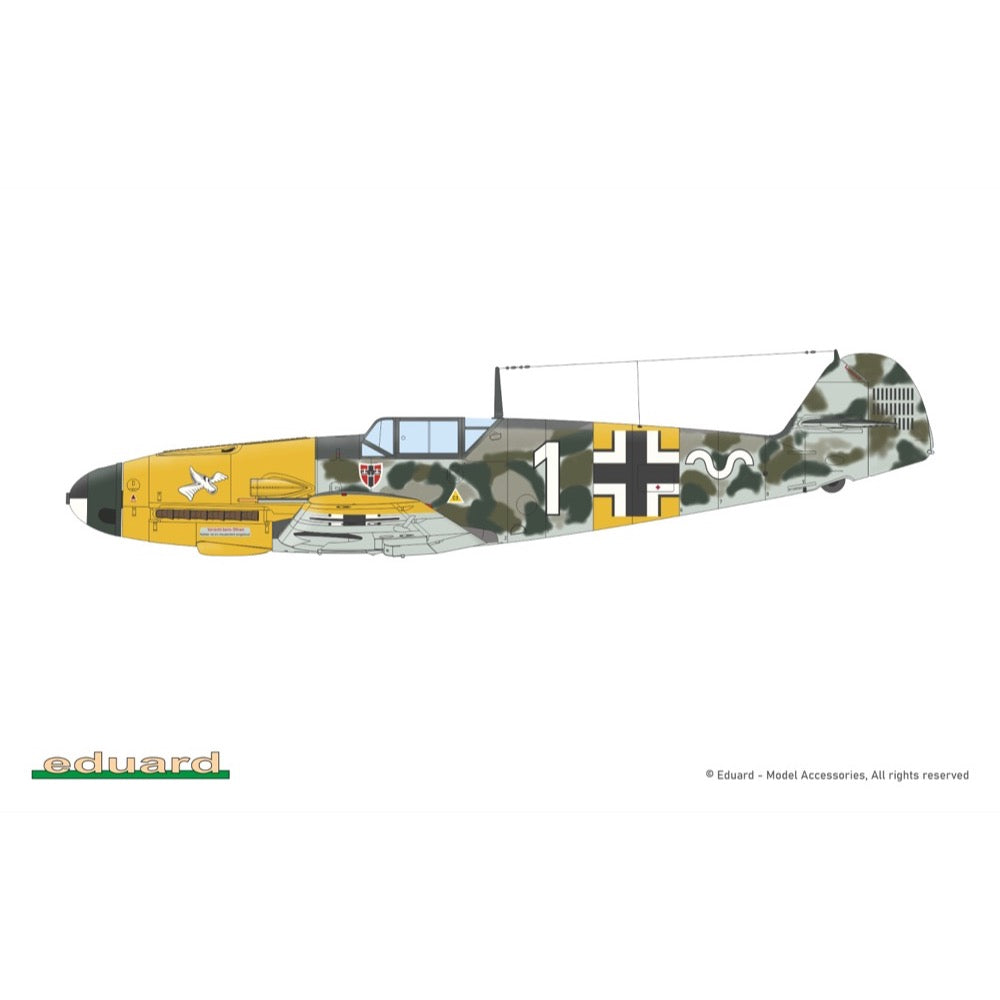 Eduard 1/72 Bf 109F-2 Plastic Model Kit