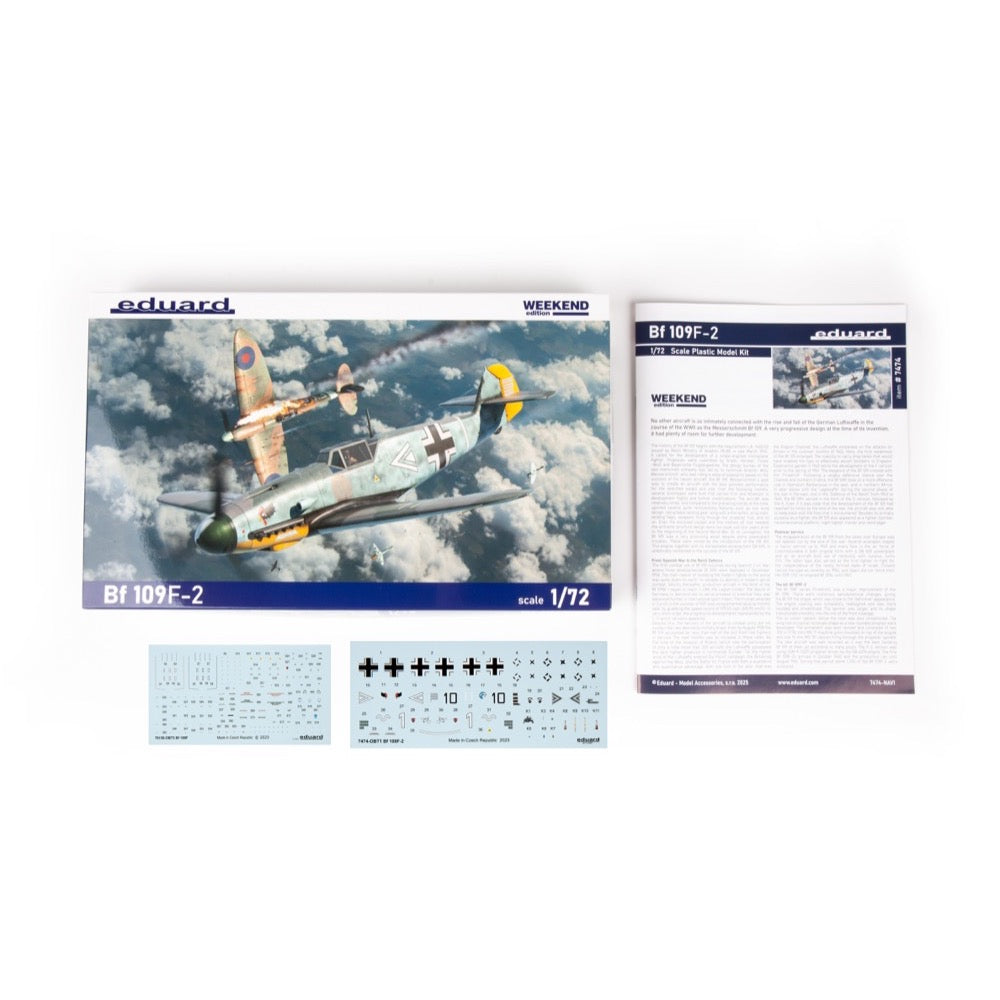 Eduard 1/72 Bf 109F-2 Plastic Model Kit