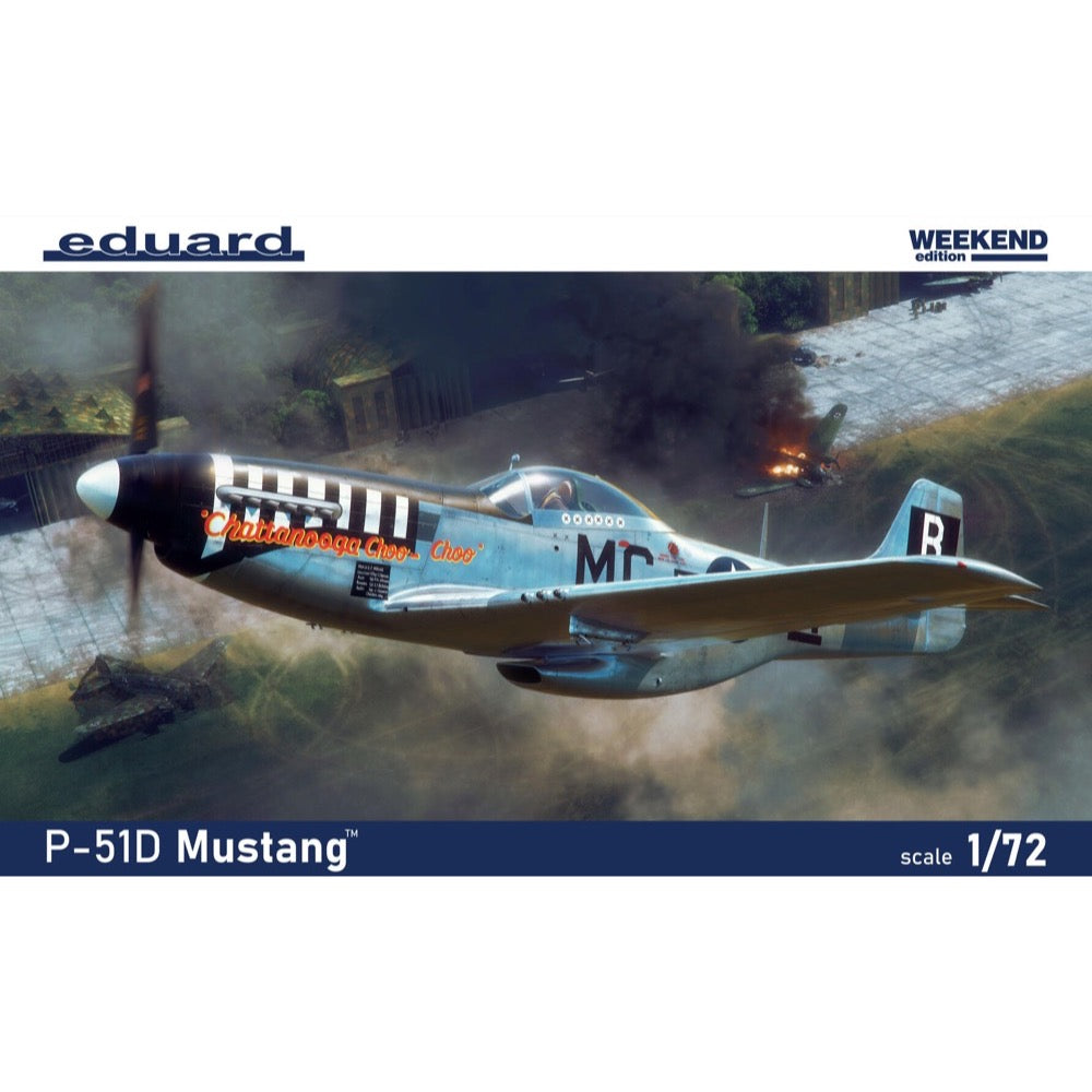 Eduard 1/72 P-51D Mustang Plastic Model Kit