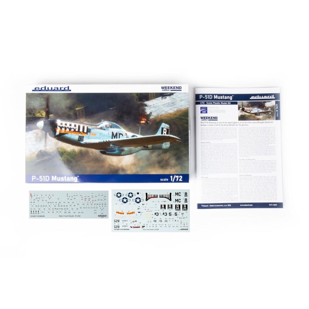 Eduard 1/72 P-51D Mustang Plastic Model Kit