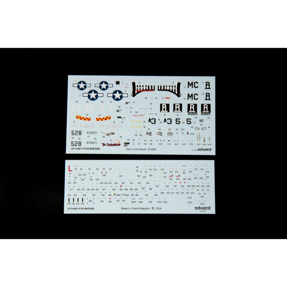 Eduard 1/72 P-51D Mustang Plastic Model Kit