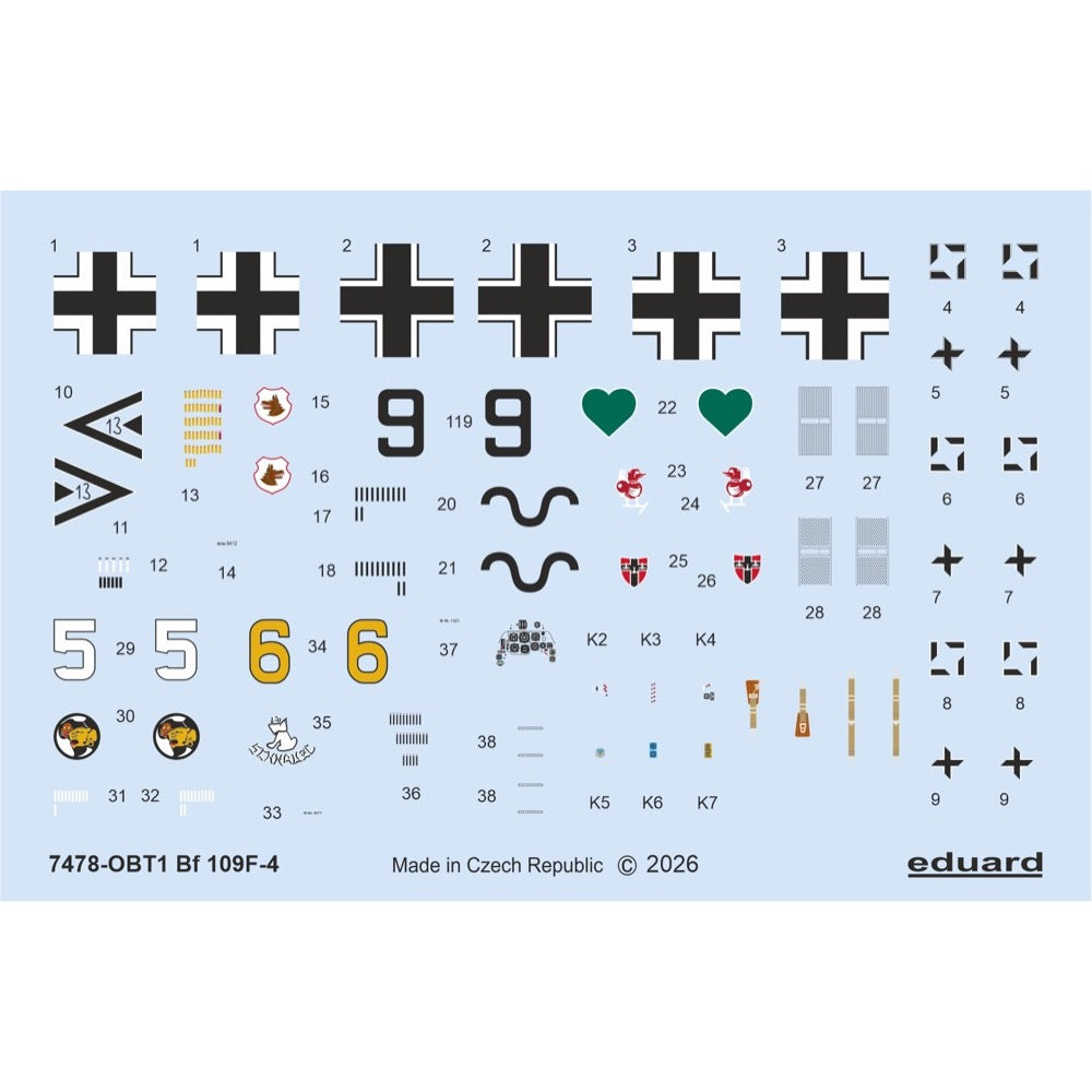 Eduard 1/72 Bf 109F-4 Weekend Edition Model Kit