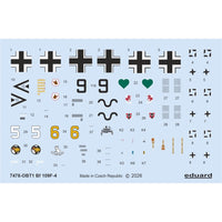 Eduard 1/72 Bf 109F-4 Weekend Edition Model Kit