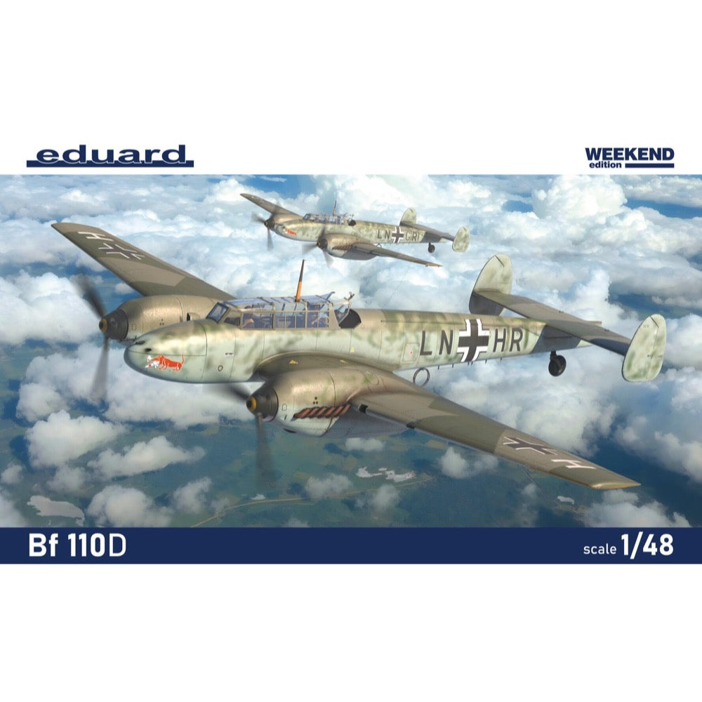 Eduard 1/48 Bf 110D Plastic Model Kit