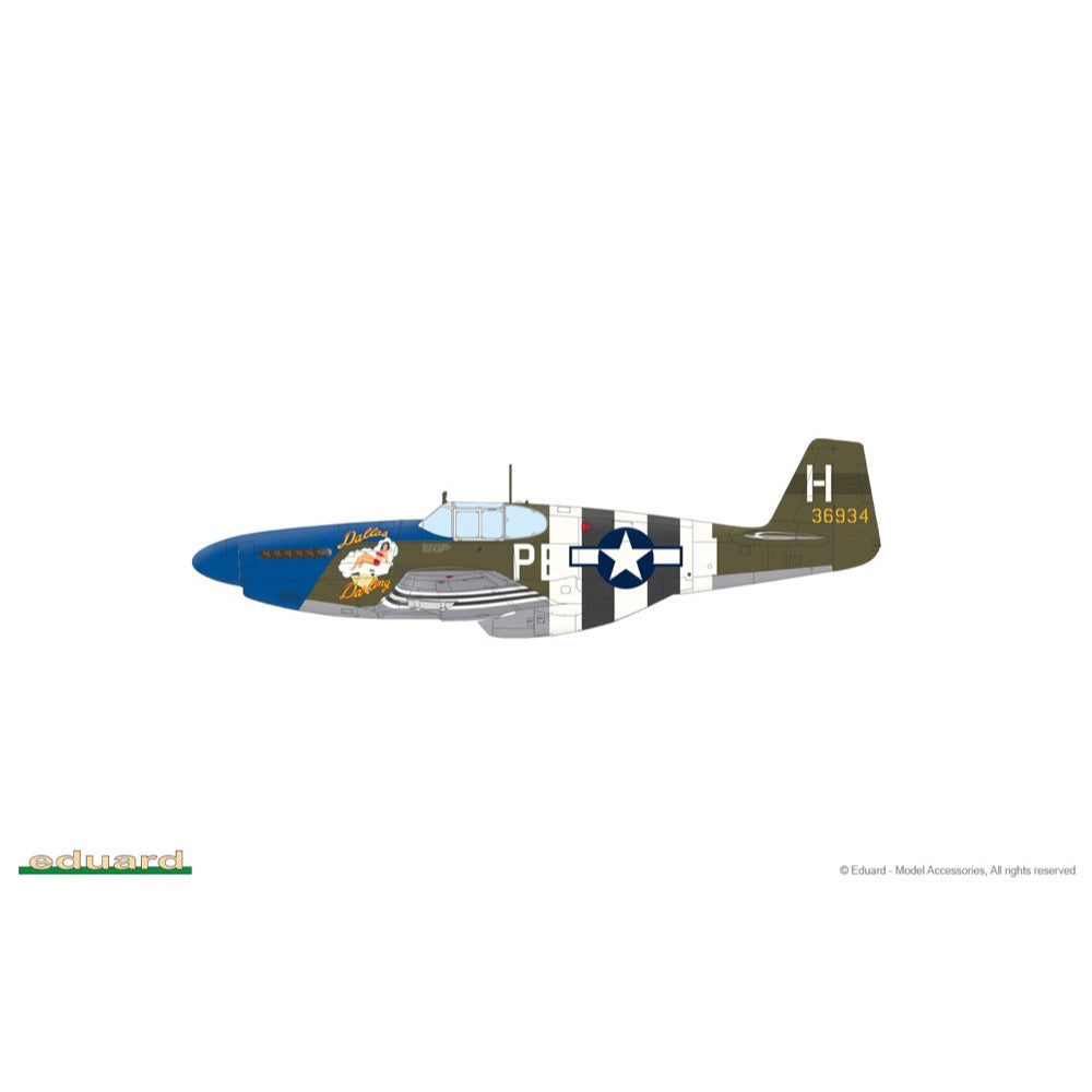 Eduard 1/48 Overlord: D-Day Mustangs / P-51B Mustang Dual Combo Plastic Model Kit