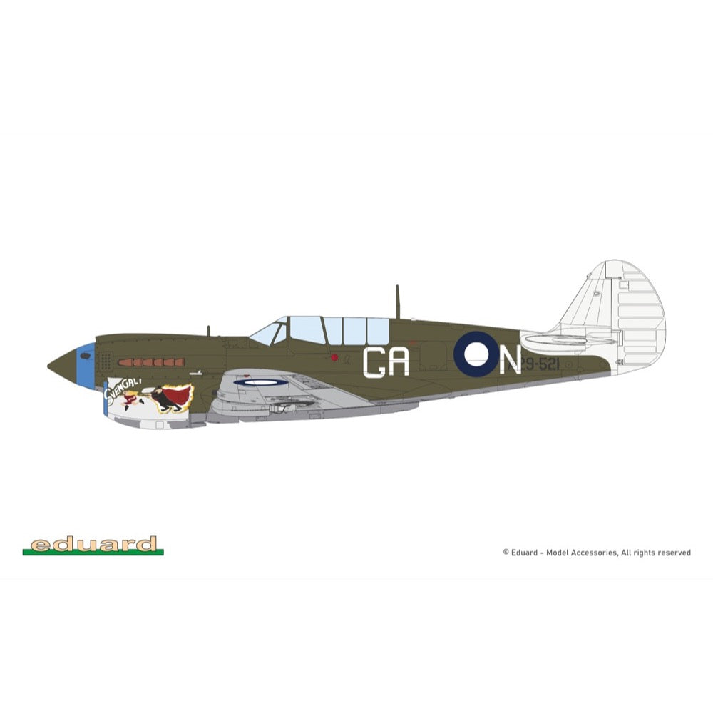 Eduard 1/48 Kittyhawk Dual Combo Plastic Model Kit
