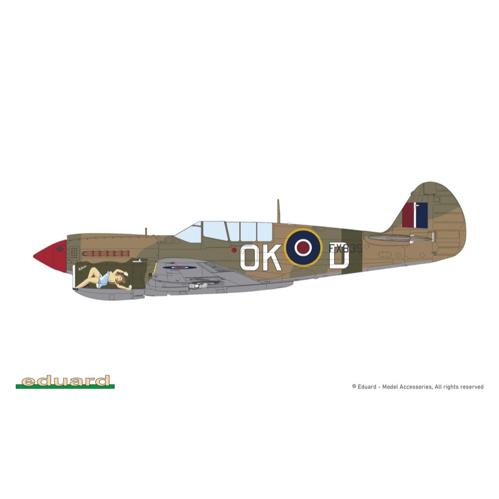 Eduard 1/48 Kittyhawk Dual Combo Plastic Model Kit