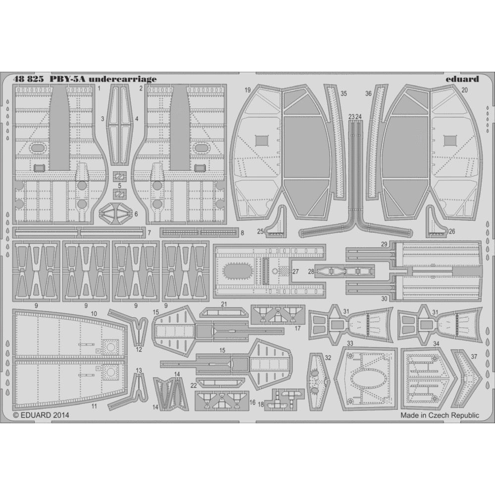 Eduard 1/48 PBY-5A Undercarriage Photo-Etched Set for