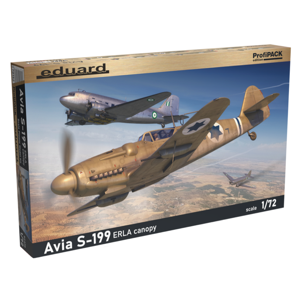Eduard 70152 1/72 Avia S-199 ERLA canopy Profipack 8591437571031