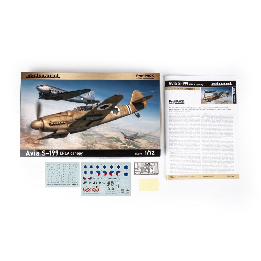 Eduard 70152 1/72 Avia S-199 ERLA canopy Profipack 8591437571031