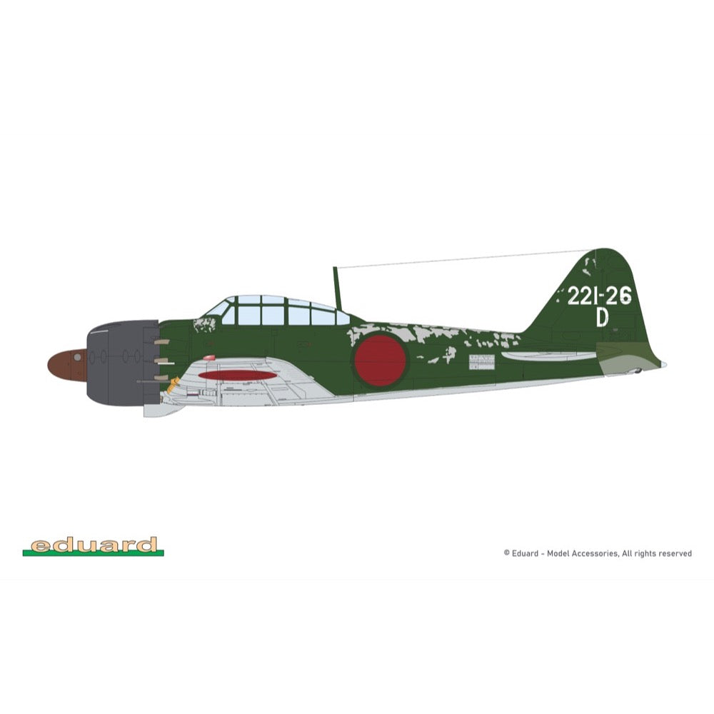 Eduard 1/48 A6M5 Zero Type 52A Plastic Model Kit