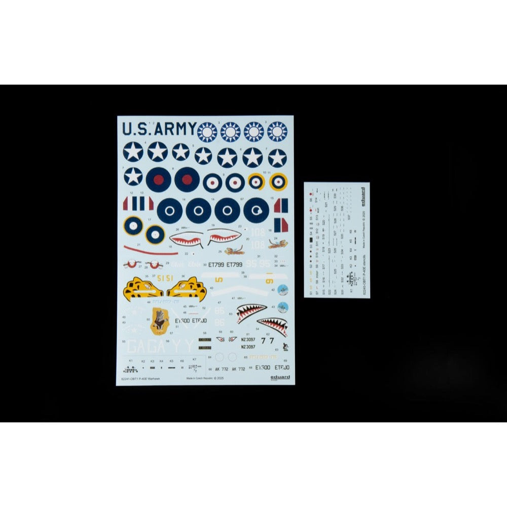 Eduard 1/48 P-40E Warhawk Plastic Model Kit