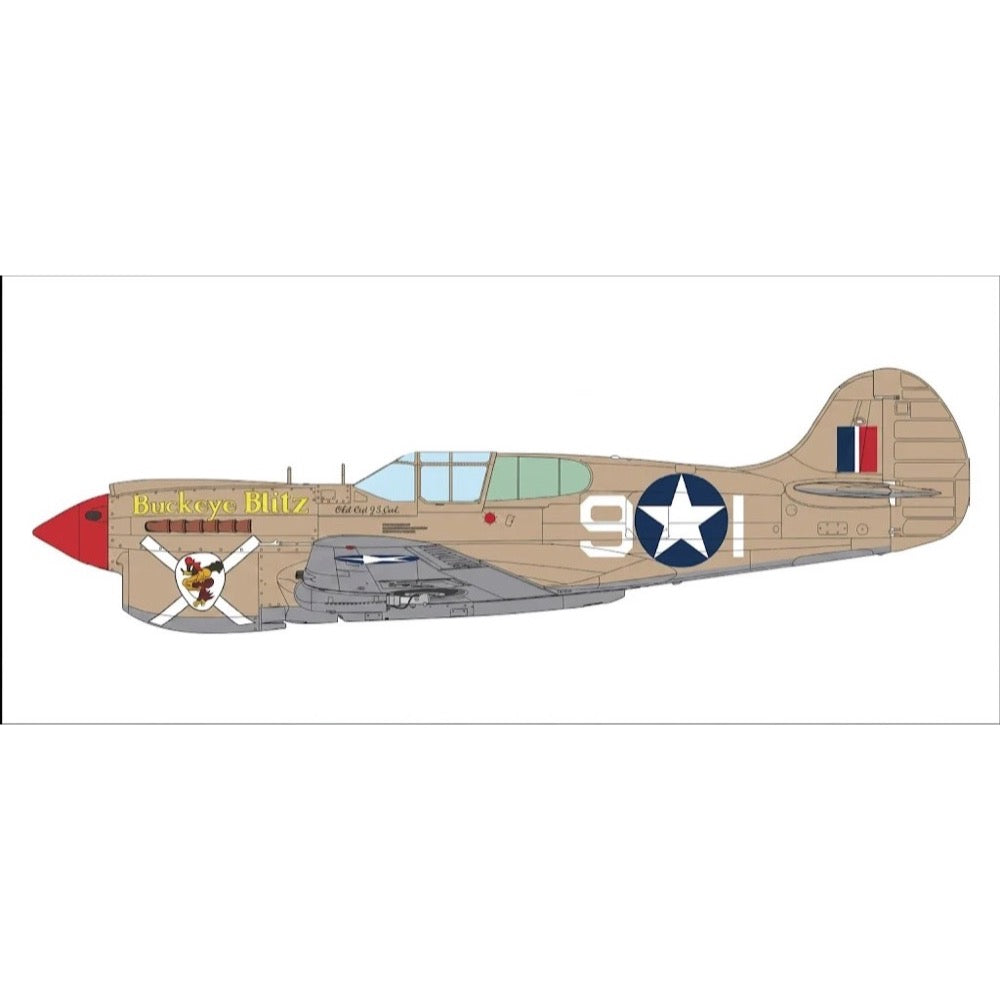 Eduard 1/48 P-40K Short Tail ProfiPACK Model Kit