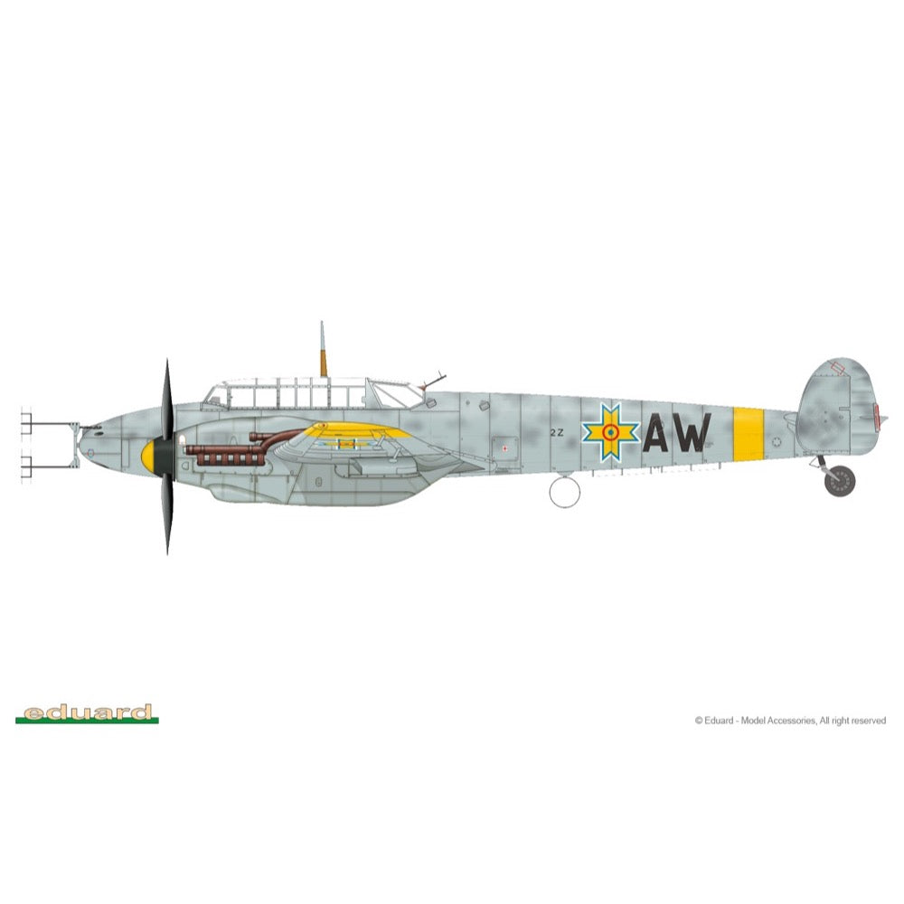 Eduard 1/48 Bf 110F Nachtjager Plastic Model Kit