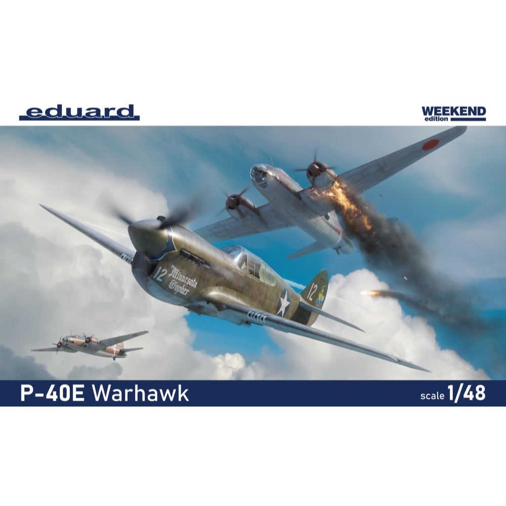 Eduard 1/48 P-40E Warhawk Plastic Model Kit
