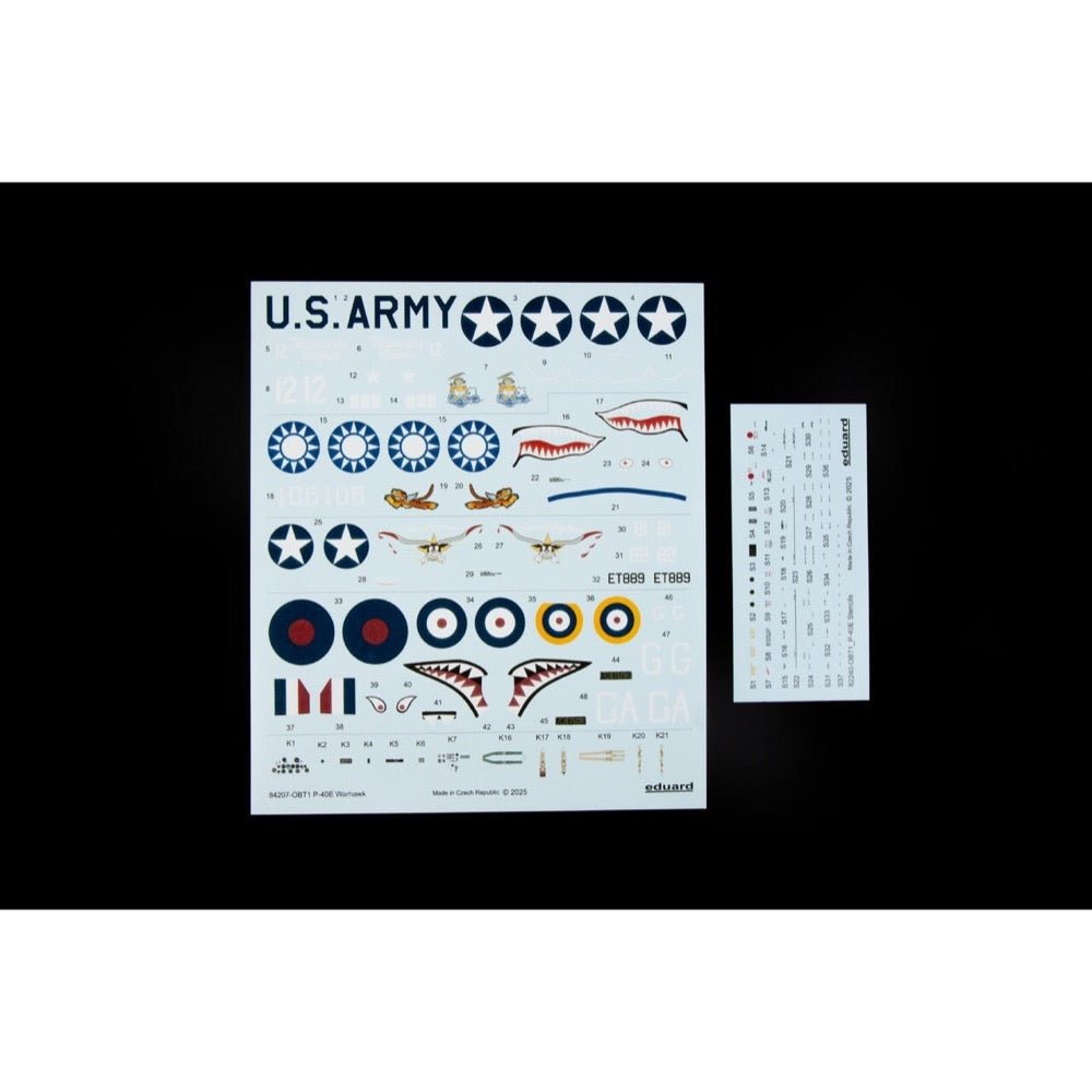 Eduard 1/48 P-40E Warhawk Plastic Model Kit
