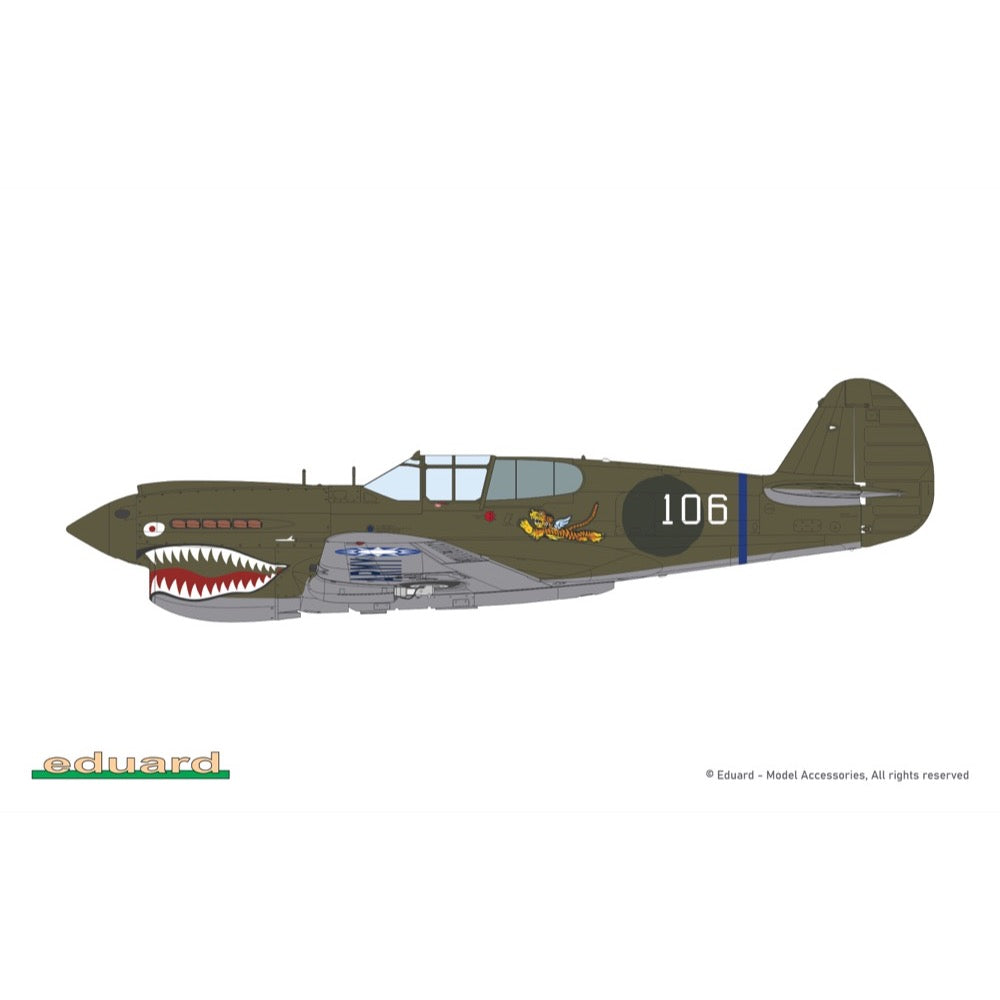 Eduard 1/48 P-40E Warhawk Plastic Model Kit