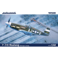 Eduard 1/48 P-51B/C Mustang Birdcage Canopy Plastic Model Kit