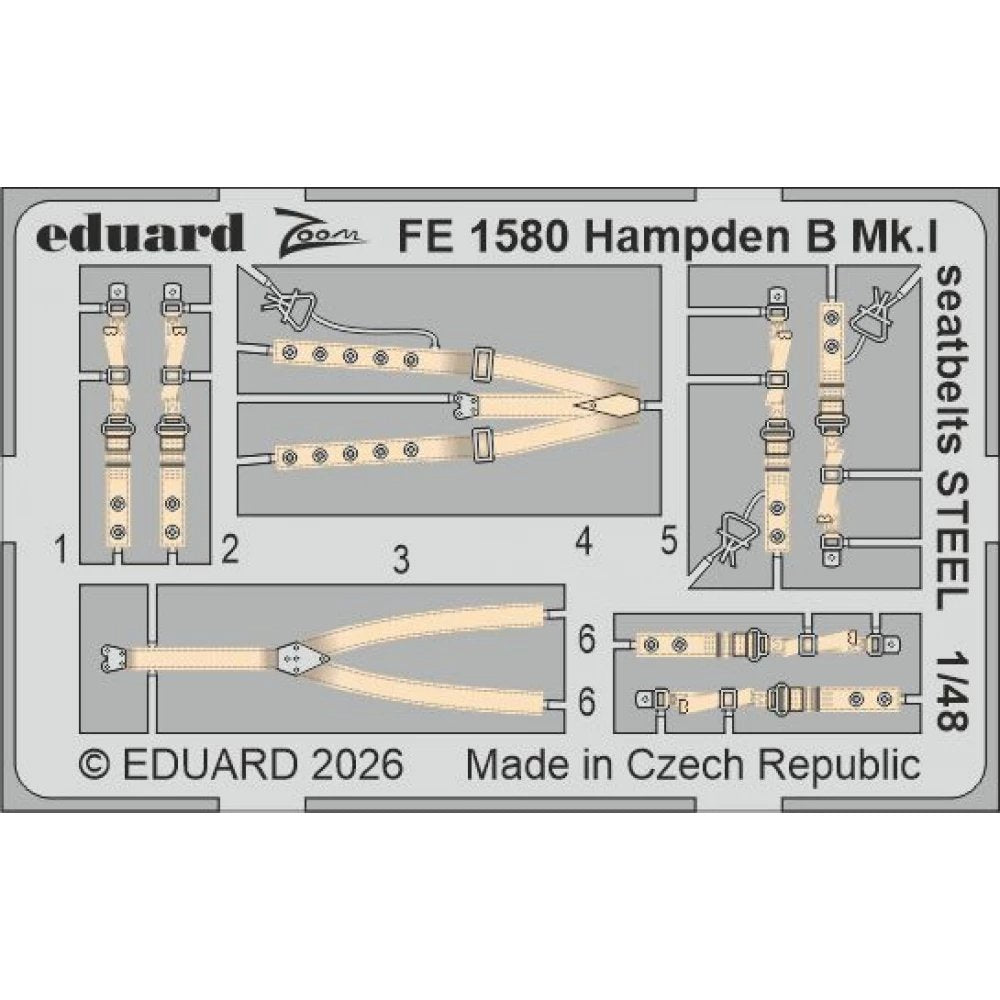 Eduard 1/48 Hampden B Mk.I Big Ed Set for ICM