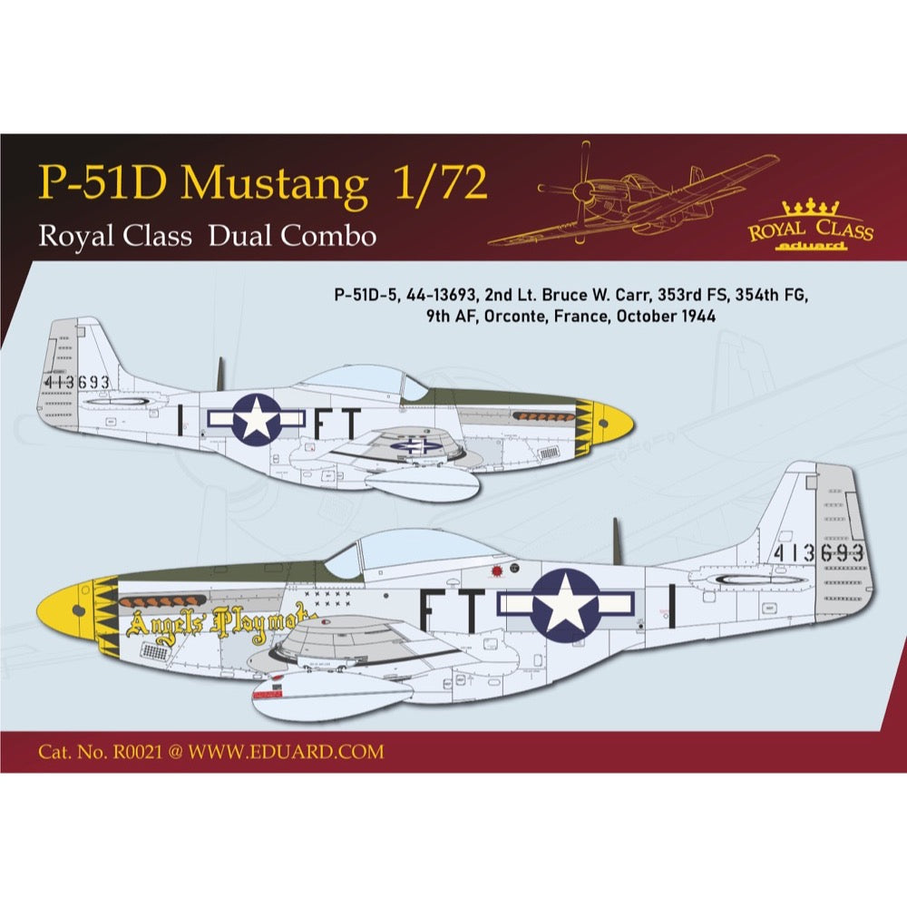 Eduard 1/72 P-51D Mustang Dual Combo Plastic Model Kit