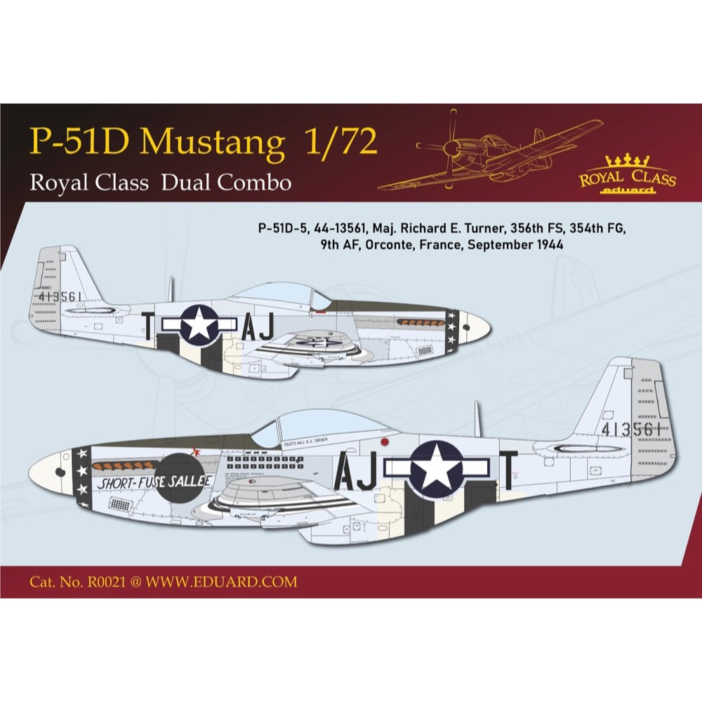 Eduard 1/72 P-51D Mustang Dual Combo Plastic Model Kit