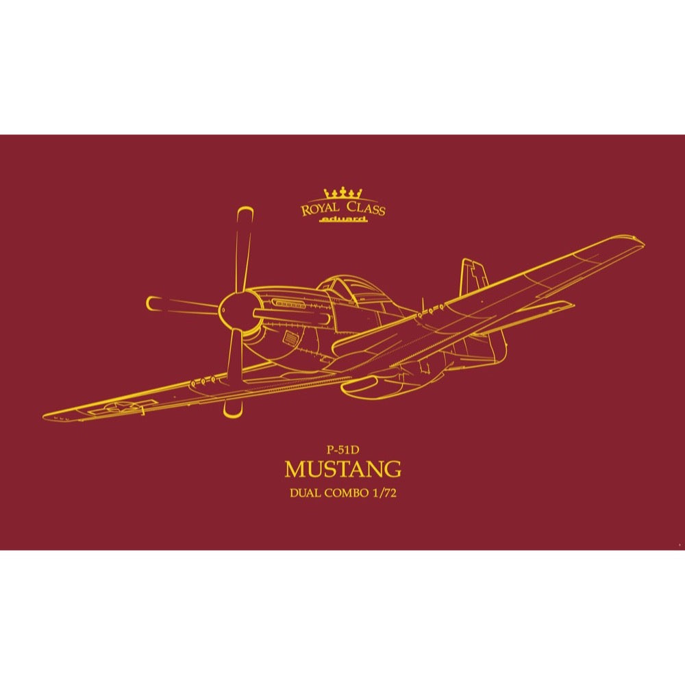 Eduard 1/72 P-51D Mustang Dual Combo Plastic Model Kit