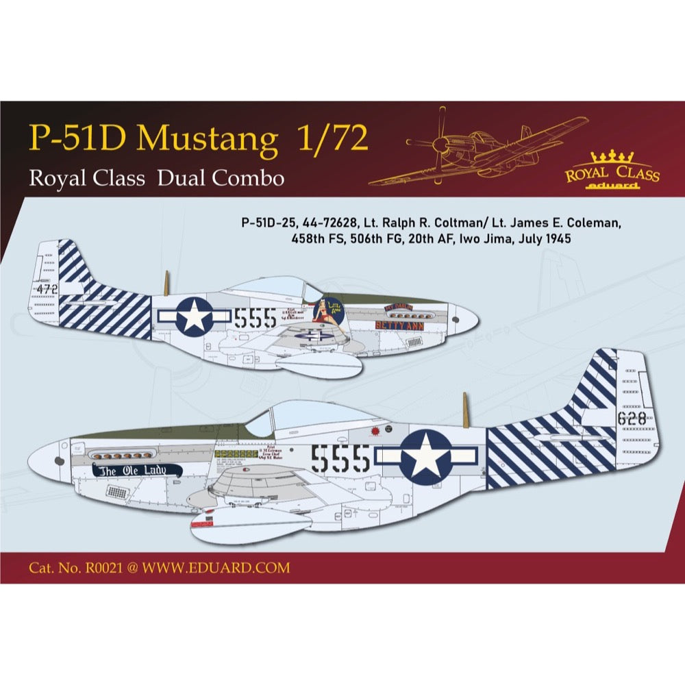 Eduard 1/72 P-51D Mustang Dual Combo Plastic Model Kit