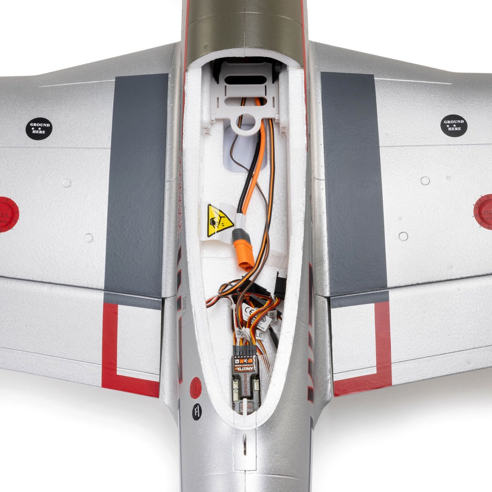 E-flite P-51D Mustang "Big Beautiful Doll" 1.5m BNF Basic with AS3X+ and SAFE Select