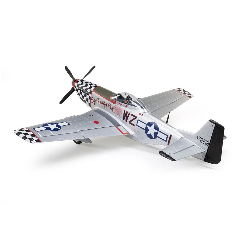 E-flite P-51D Mustang "Big Beautiful Doll" 1.5m BNF Basic with AS3X+ and SAFE Select