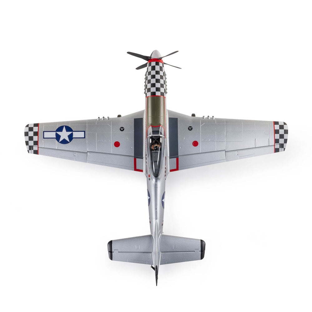 E-flite P-51D Mustang "Big Beautiful Doll" 1.5m BNF Basic with AS3X+ and SAFE Select