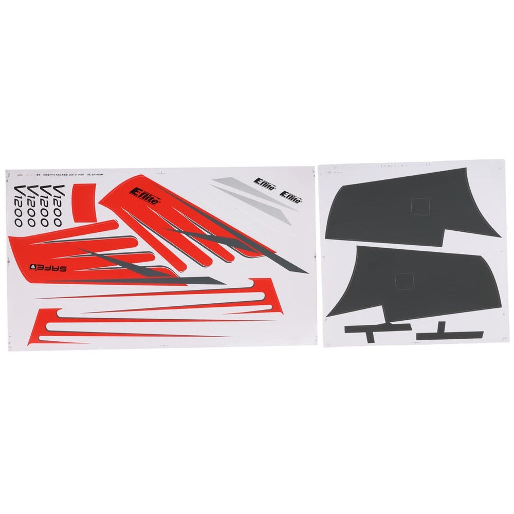 E-Flite Decal Sheet V1200 V2