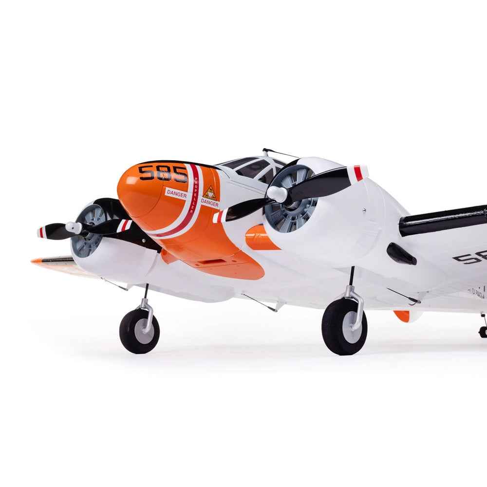 E-Flite Beechcraft D18 RC-45J 1.5m RC Plane BNF Basic EFL-3726