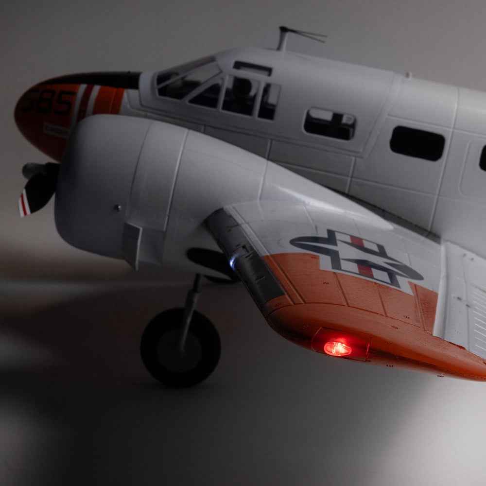 E-Flite Beechcraft D18 RC-45J 1.5m RC Plane BNF Basic EFL-3726