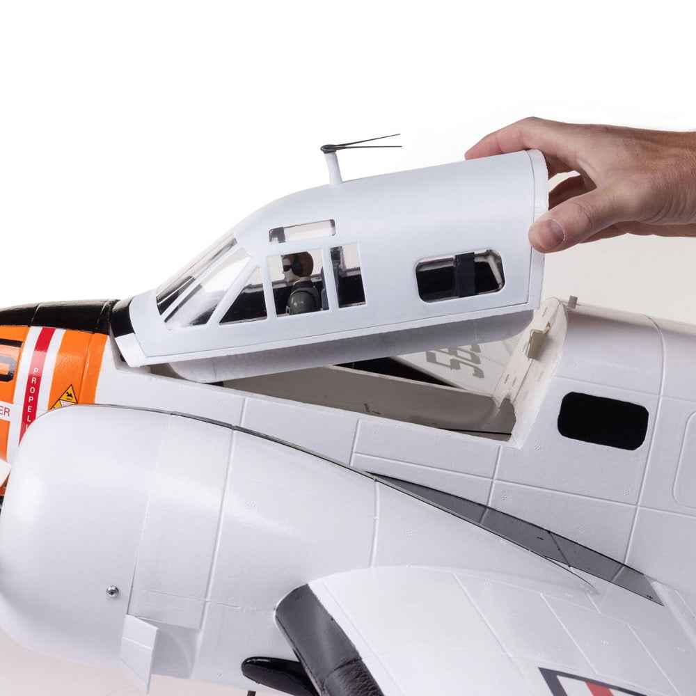 E-Flite Beechcraft D18 RC-45J 1.5m RC Plane BNF Basic EFL-3726