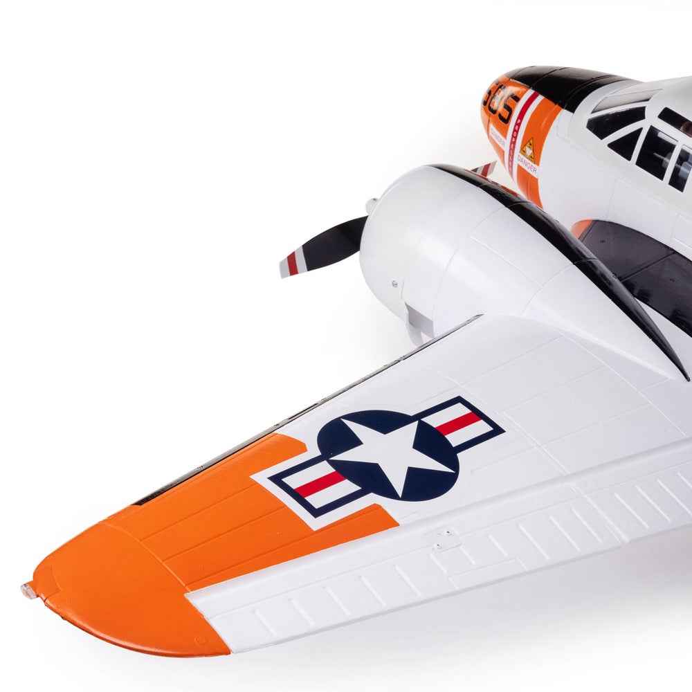 E-Flite Beechcraft D18 RC-45J 1.5m RC Plane BNF Basic EFL-3726