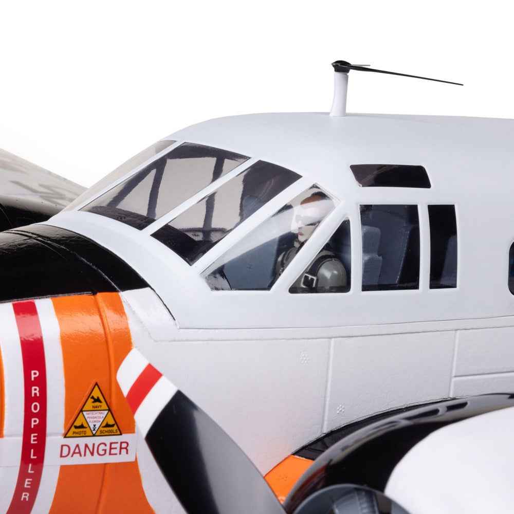 E-Flite Beechcraft D18 RC-45J 1.5m RC Plane BNF Basic EFL-3726