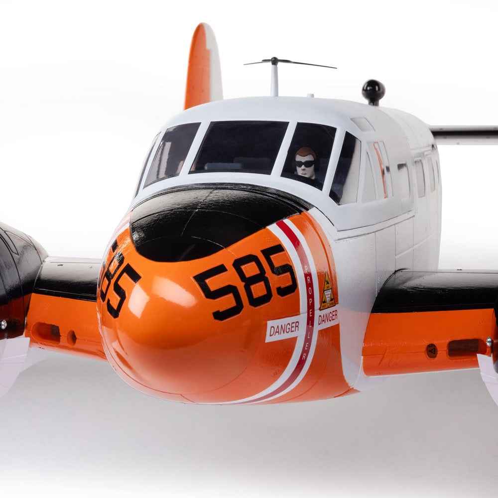 E-Flite Beechcraft D18 RC-45J 1.5m RC Plane BNF Basic EFL-3726