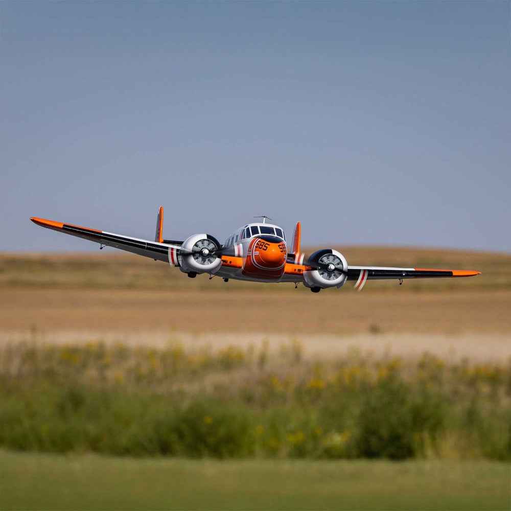 E-Flite Beechcraft D18 RC-45J 1.5m RC Plane BNF Basic EFL-3726