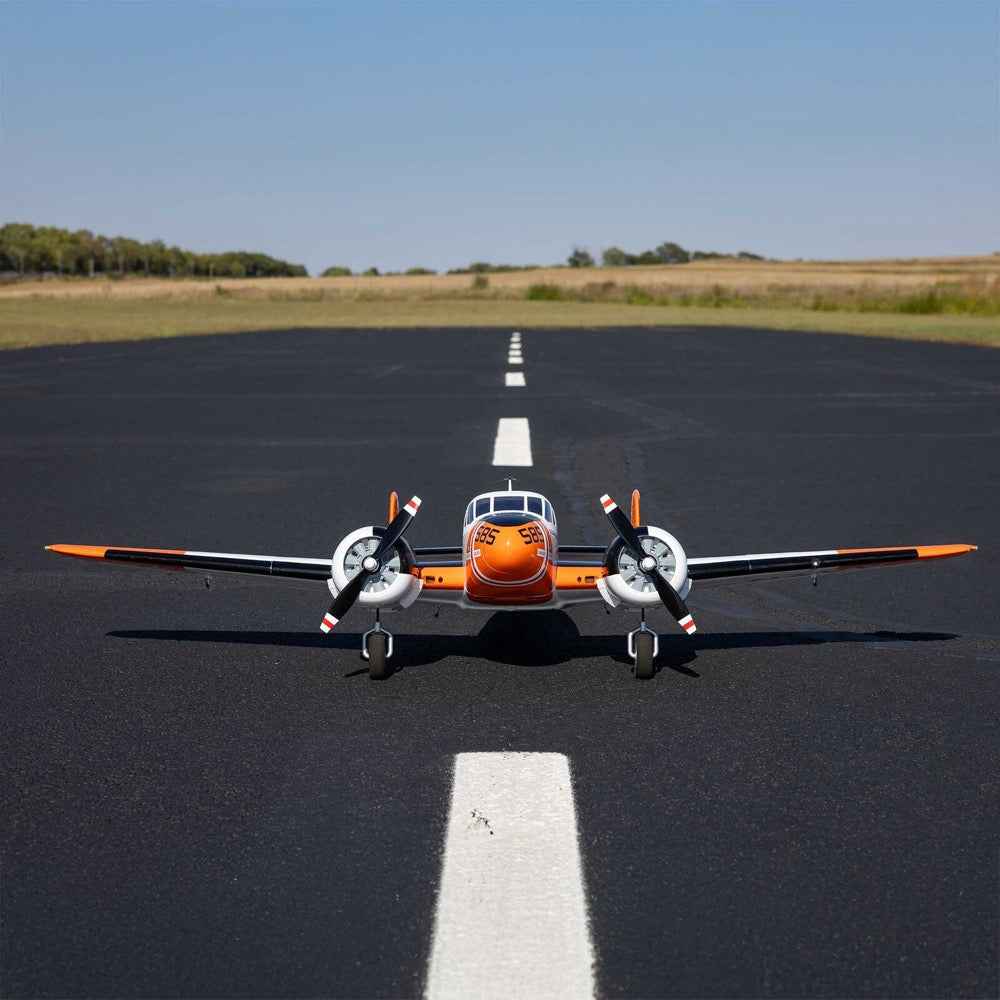 E-Flite Beechcraft D18 RC-45J 1.5m RC Plane BNF Basic EFL-3726