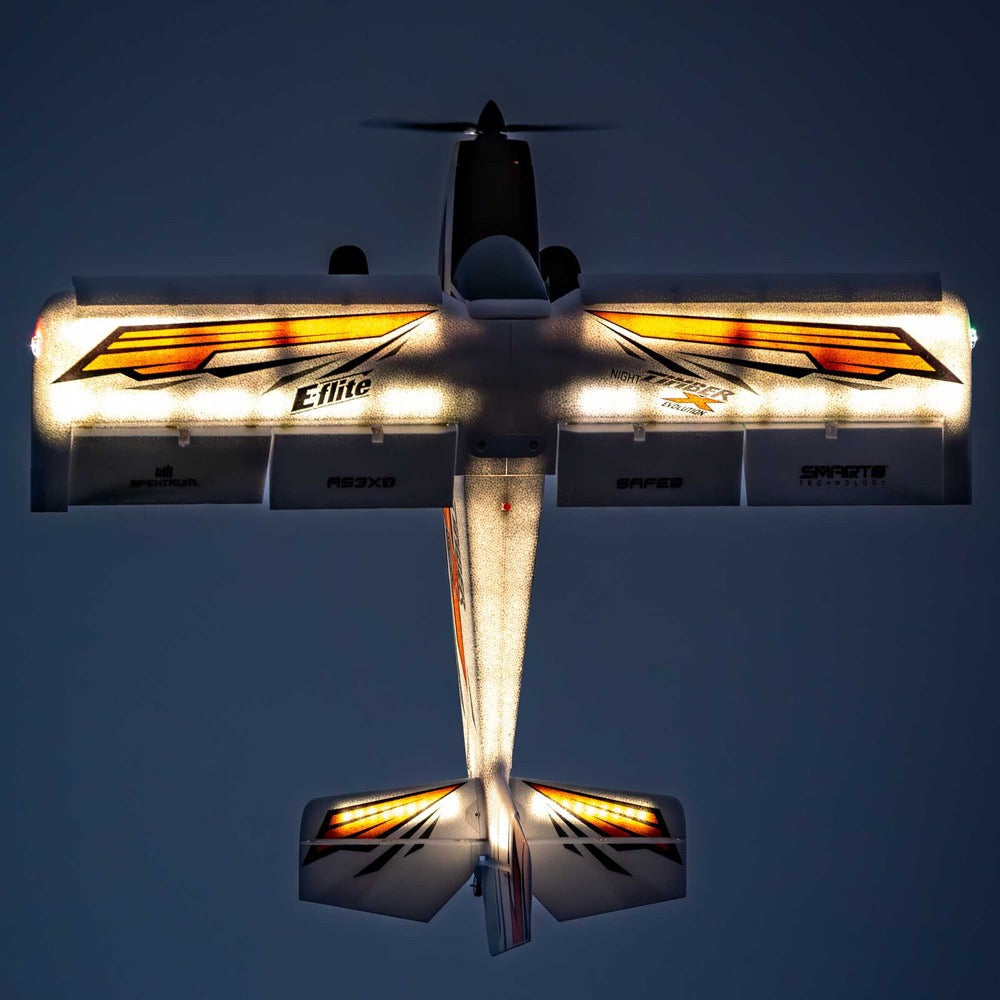 E-Flite EFL013850 Night Timber X Evolution 1.2m STOL RC Plane BNF Basic